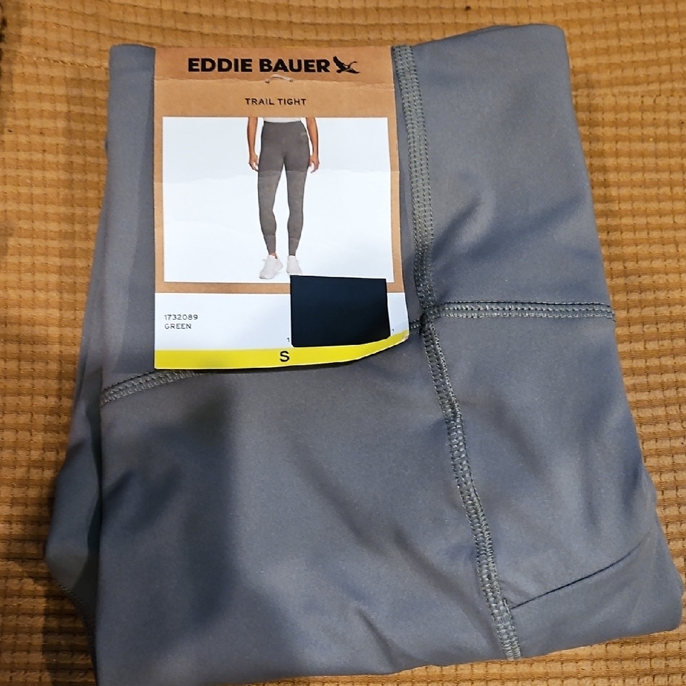Eddie Bauer Womens Green Trail Tight Pants